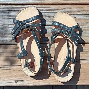 Clarks Unstructured leather sandals